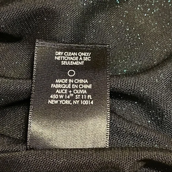 Alice + Olivia Dress Size‎ 6 Inka Turquoise Lined Cut Out Sparkly Festival NEW - Picture 9 of 13